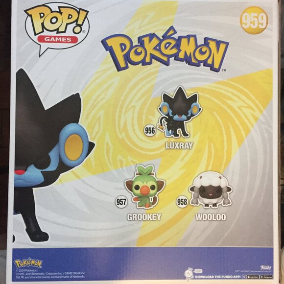 NEW Pokemon Luxray Large Funko Pop 10'' Figure #959 - Picture 6 of 11